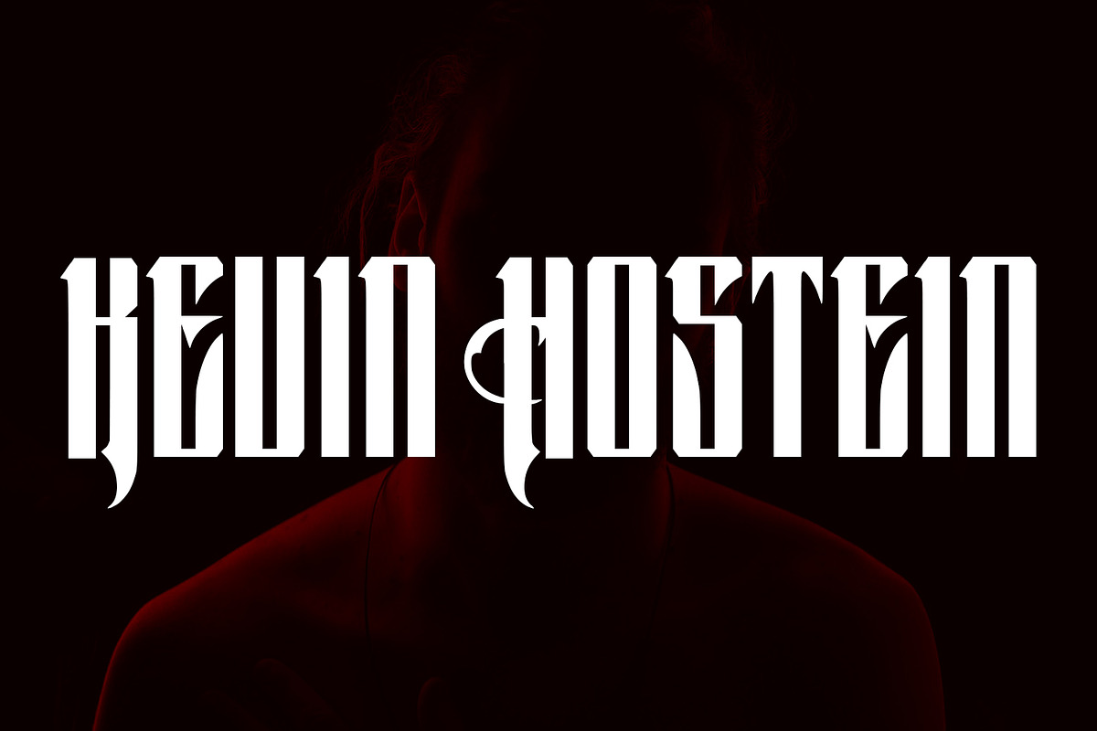 Theqiez Blackletter Display Font, a Blackletter Font by Maulana Creative (Photo 5 of 7)