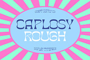 Caplosy Rough, a Sans Serif Font by Craft Supply Co. (Thumbnail 1 of 8)