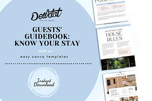 Guest Guidebook Canva Templates