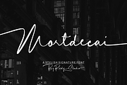 Mortdecai – Luxury Signature Font, a Script Font by RedyStudio (Thumbnail 1 of 14)