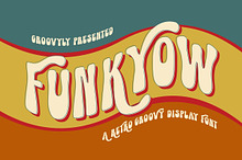 Funkyow - a funky retro font