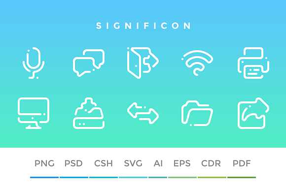 Significon 126 Unique Icons