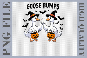 Goose Bumps Halloween PNG, a Graphic by olgasallom