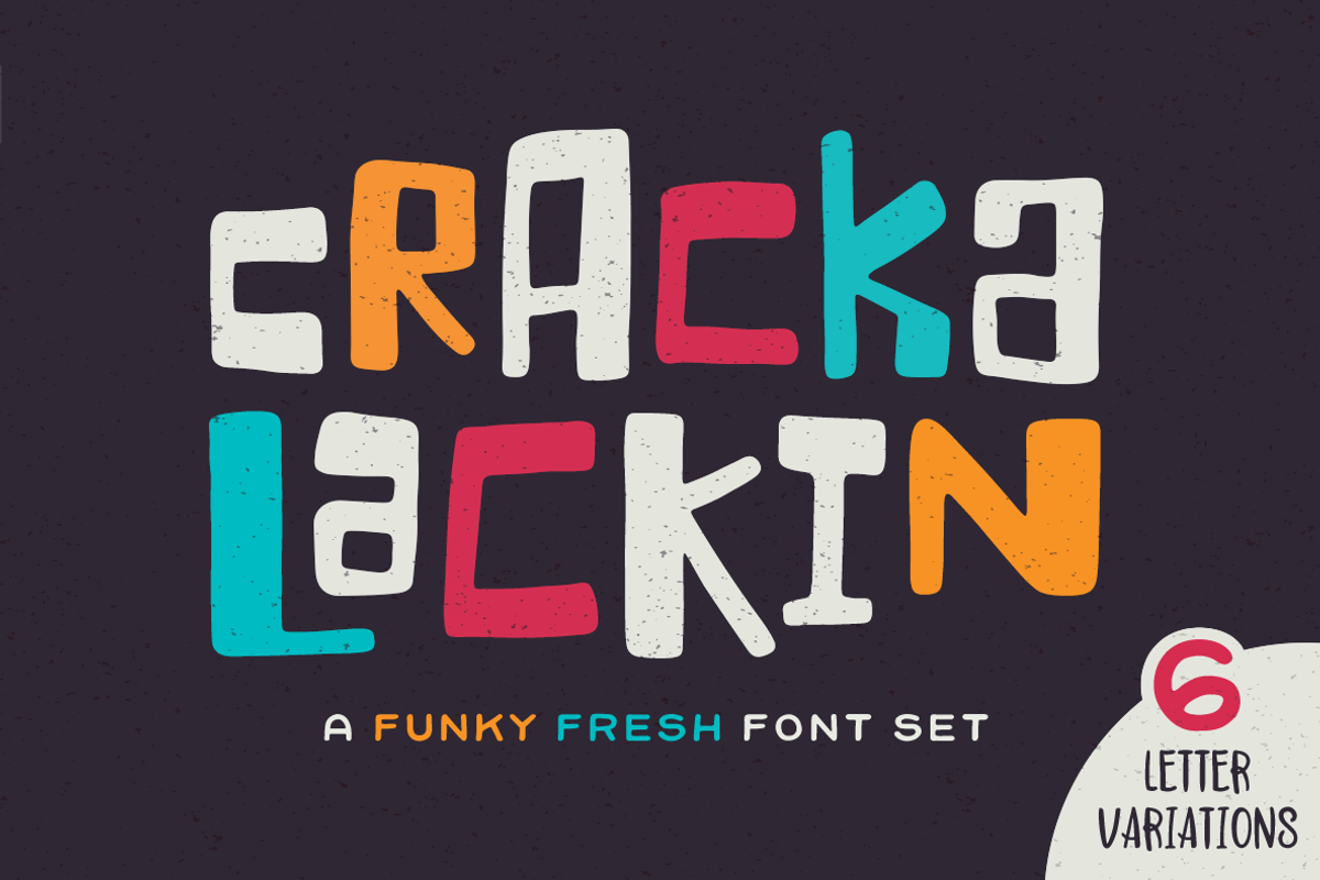 Crackalackin Font Set