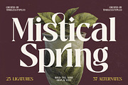 Mistical Spring - Modern Serif, a Serif Font by timelesstype.co (Thumbnail 1 of 20)