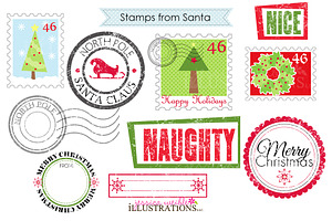 Stamps From Santa