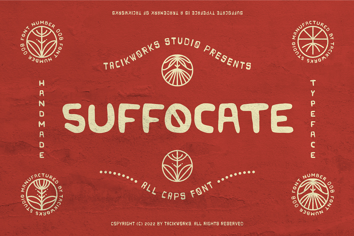 Suffocate Typeface, a Serif Font by Wortfice (Photo 1 of 6)