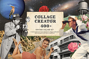Vintage Collage Creator 400+ Assets, an Object Graphic by DreamoraArt (Thumbnail 18 of 18)
