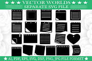 Sticky Notes SVG, Sticky Notes SVG, an Object Graphic by VectorWorlds (Thumbnail 1 of 3)