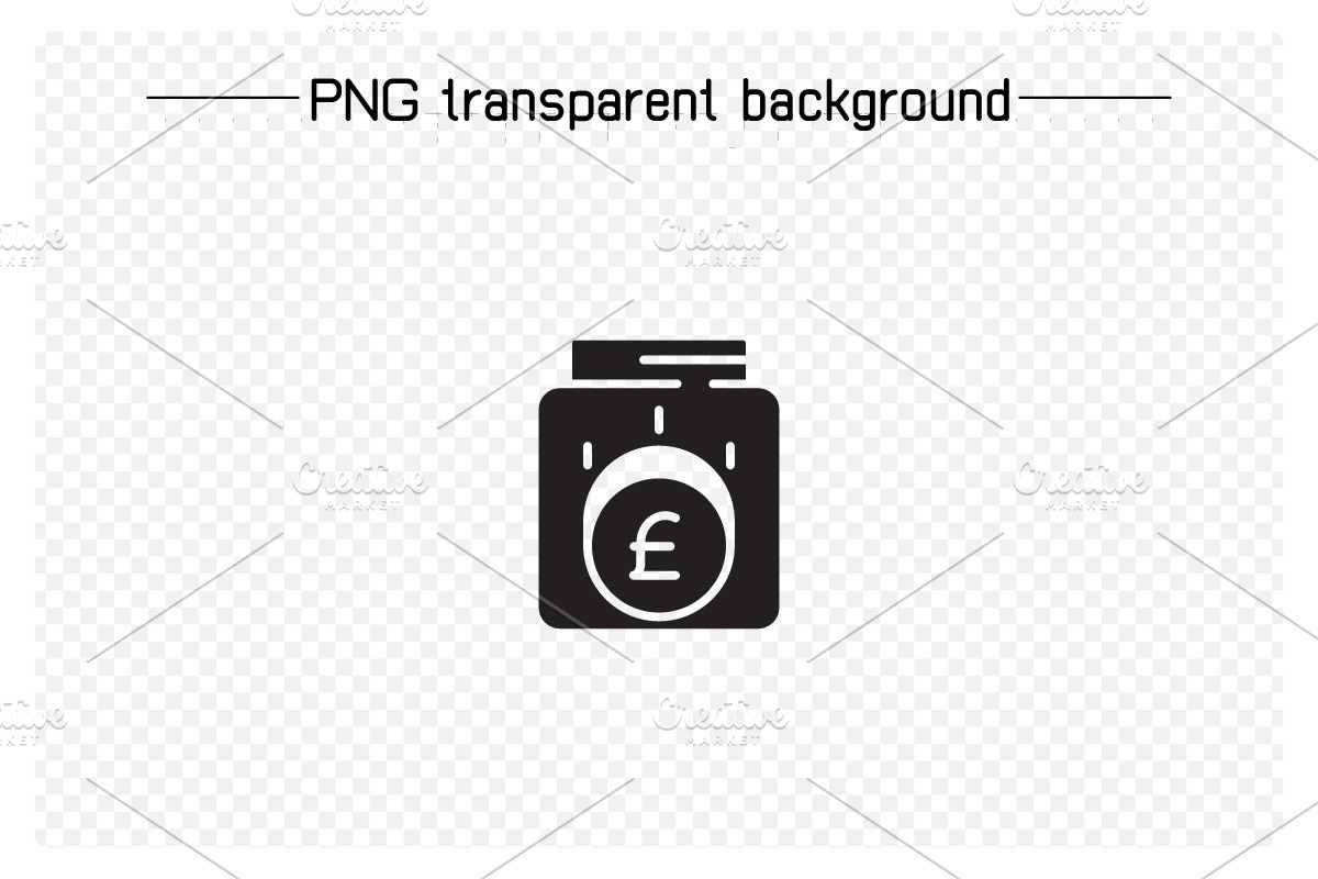 Pound Bank, Coin Money Icons Set, a Finance Illustration by Designfour (Photo 3 of 7)