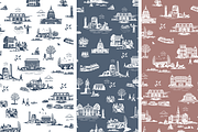 Washington DC Seamless Pattern Set, a Pattern Graphic by Hughes Studio (Thumbnail 9 of 9)
