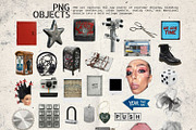 Grunge Collage Elements & Overlays, an Object Graphic by Natali Batu (Thumbnail 4 of 13)