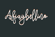 Soxcel Flange Script Font, a Script Font by Zmapist (Thumbnail 2 of 4)