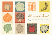Stamped Foods, a Texture Graphic by Picturesque Stories (Thumbnail 1 of 8)