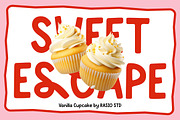 Vanilla Cupcake Food Creative Font, a Sans Serif Font by Rasio Studio (Thumbnail 5 of 8)