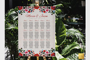 Mexican Seating Chart | CANVA, a Stationery Template by Creative Market (Thumbnail 3 of 4)