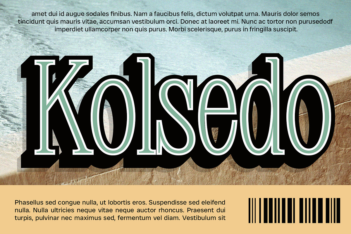 Avelion 3D, a Serif Font by Craft Supply Co. (Photo 5 of 8)
