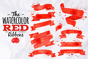 Watercolor ribbon, a Decorative Illustration by Anna (Thumbnail 3 of 5)