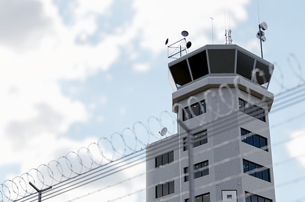 Air Traffic Control Tower and Fence