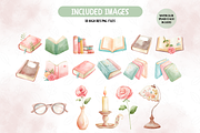 Watercolor Book Png Bundle, an Illustration by TatiMockup (Thumbnail 2 of 4)