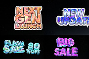 Holographic Text Effect After Effect, a Social Media Template by Loin Studio (Thumbnail 3 of 3)