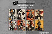 Whimsical Playing Card, Vintage Page, a Person Illustration by Digital Art Mahdiseño (Thumbnail 3 of 10)