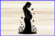 30 Pregnant Mom Silhouette Bundle, a Person Illustration by Artivon (Thumbnail 4 of 4)