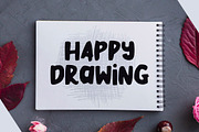 Dried Bold Font, a Font by YandiDesigns (Thumbnail 3 of 4)