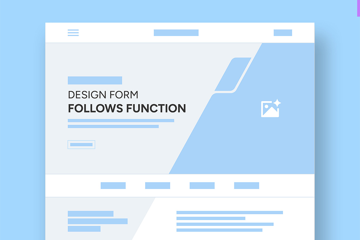 Modern Landing Page Wireframe, a Landing Page Template by ContestDesign (Photo 2 of 6)