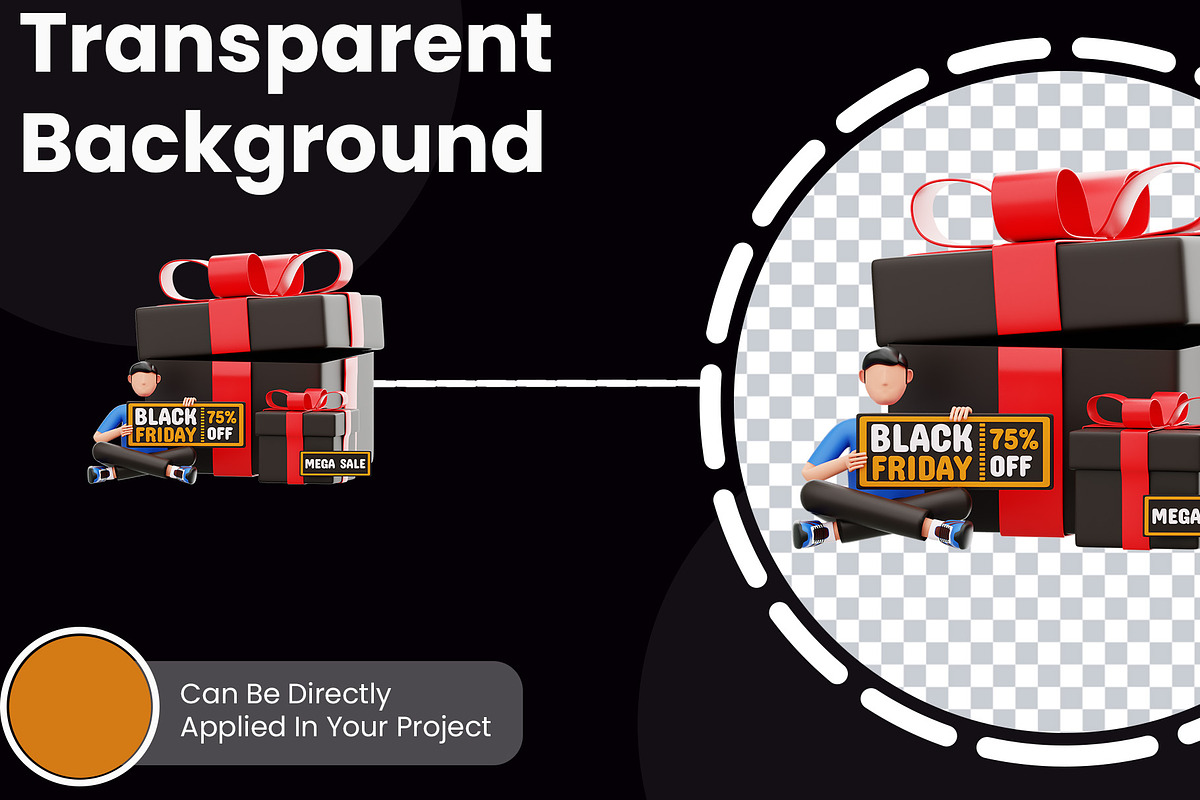 Black Friday 3D Illustration Pack, a 3D by novia99design (Photo 4 of 6)
