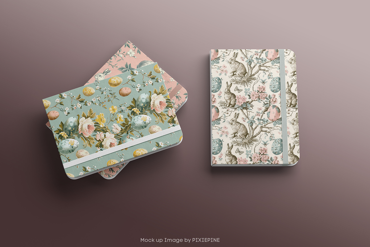 Vintage Easter Seamless Pattern, a Pattern Graphic by STUDIO CHOTI (Photo 10 of 14)