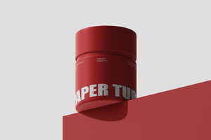 Paper Tube Mockup