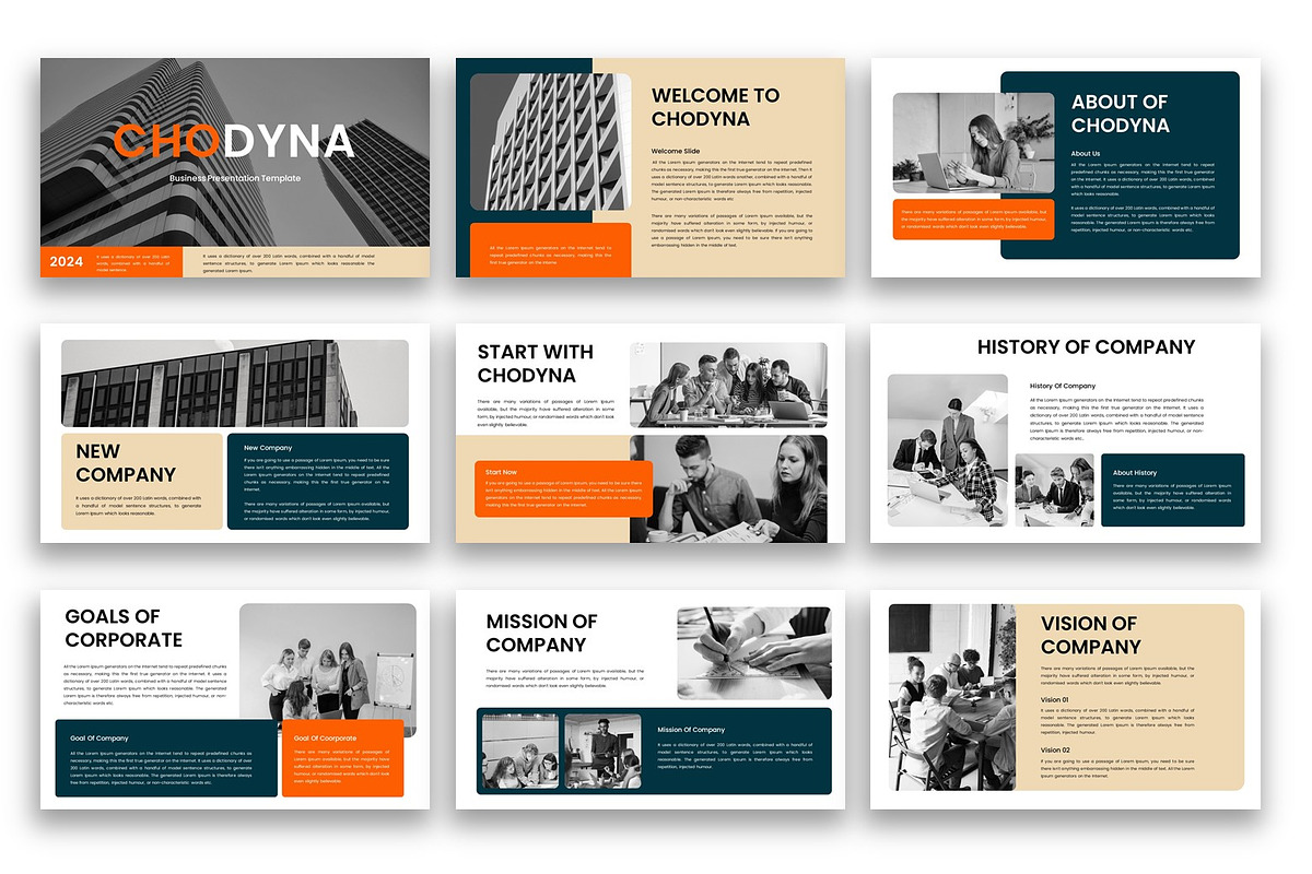 Chodyna – Business PowerPoint, a Presentation Template by kreatifreya (Photo 2 of 5)
