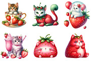 Strawberry Goose Clipart, an Illustration by DreamArtGraphic (Thumbnail 2 of 4)