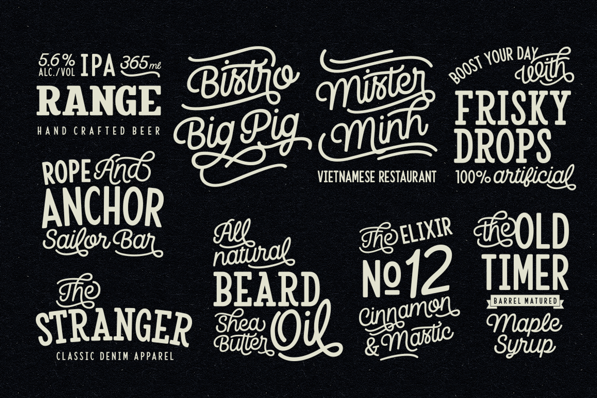 Camper Font Pack preview 4