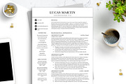 Modern Simple CV Resume Word, a Resume Template by BestResumes.Co (Thumbnail 1 of 8)