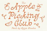 Curly Vintage Chic Handwritten Font, a Handwritten Font by Ayya Studio (Thumbnail 1 of 15)