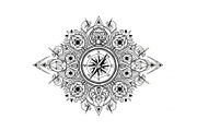 Ornamental Compass Rose SVG Bundle, an Illustration by Gaye Art (Thumbnail 30 of 31)