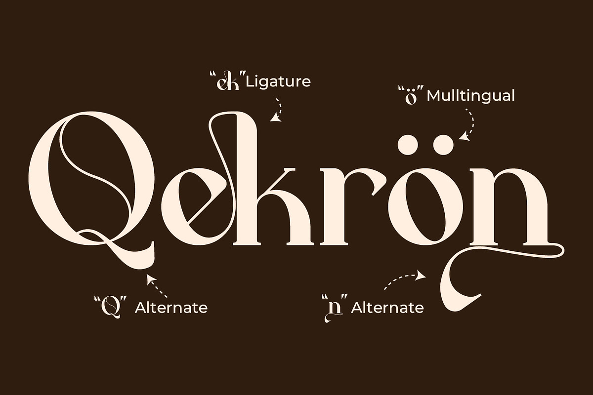 Gheklyn - Serif Typeface Font, a Serif Font by Rishsketch (Photo 9 of 15)