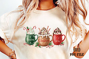 Let It Snow Christmas Coffee Png, an Illustration by DreamArtGraphic (Thumbnail 1 of 5)