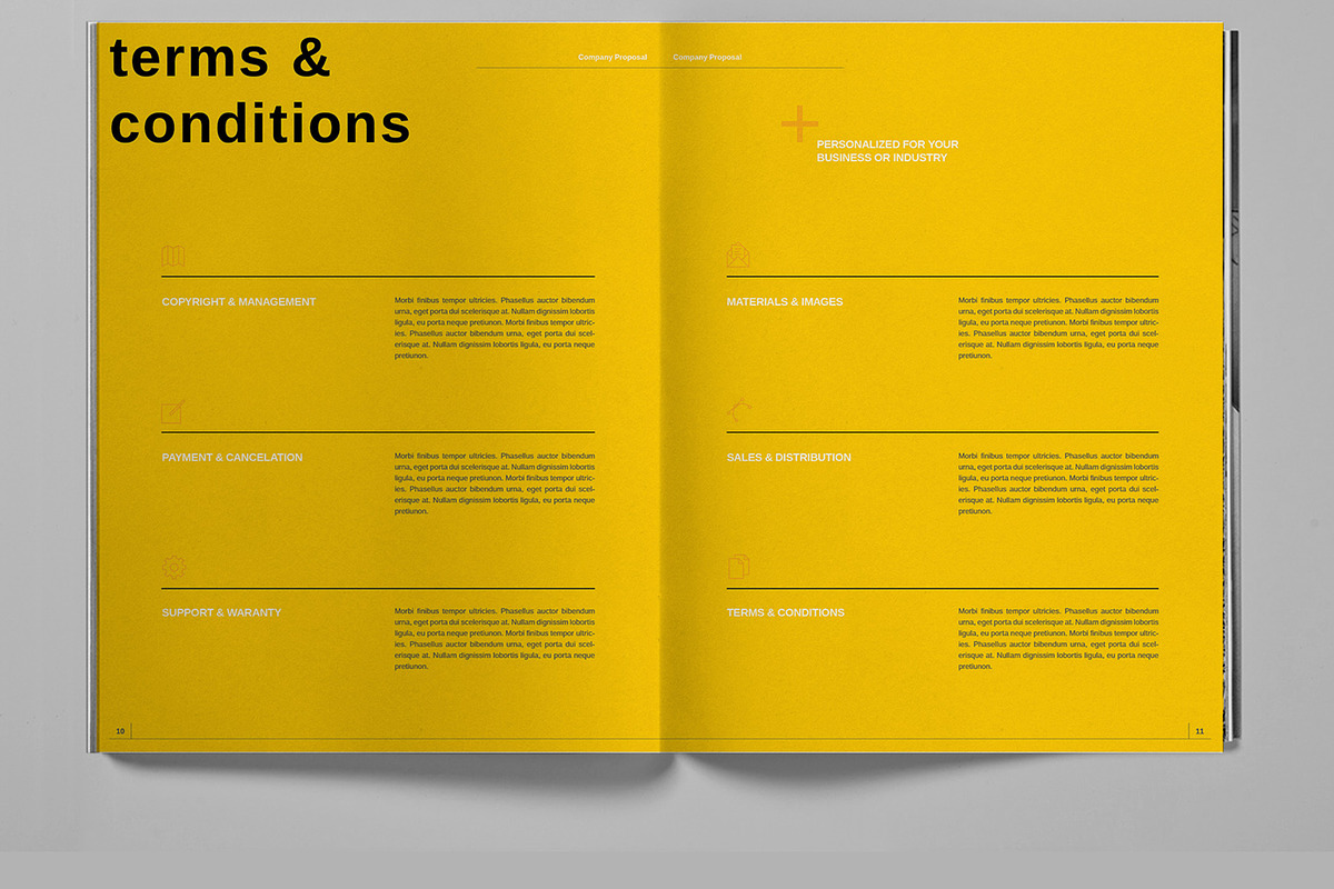 Yellow Company Proposal Brochure, a Brochure Template by Boris Cupac (Photo 7 of 7)
