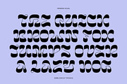 Bome - Retro Psychedelic Font, a Font by Nirmana Visual (Thumbnail 3 of 9)