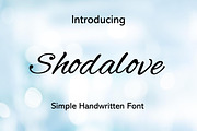 Shodalove Handwritten Font, a Handwritten Font by ResumeFabs (Thumbnail 1 of 6)