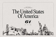 City skylines of the The USA, a Work Illustration by TheMountBirdStudio (Thumbnail 1 of 9)