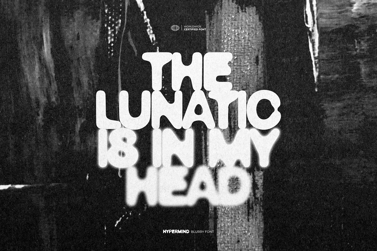 Hypermind - Blurry Font, a Sans Serif Font by ikiiko (Photo 4 of 7)