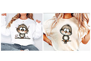 Whimsical Christmas Bird clipart, an Illustration by Designworld (Thumbnail 3 of 6)
