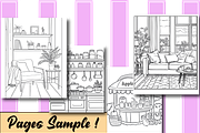 Little Corner Cute Comfy Coloring, an Animal Illustration by Printable Design Store (Thumbnail 3 of 4)