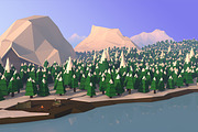 Low Poly - 10 Super Rad Landscapes, a Graphic by suppply (Thumbnail 3 of 4)
