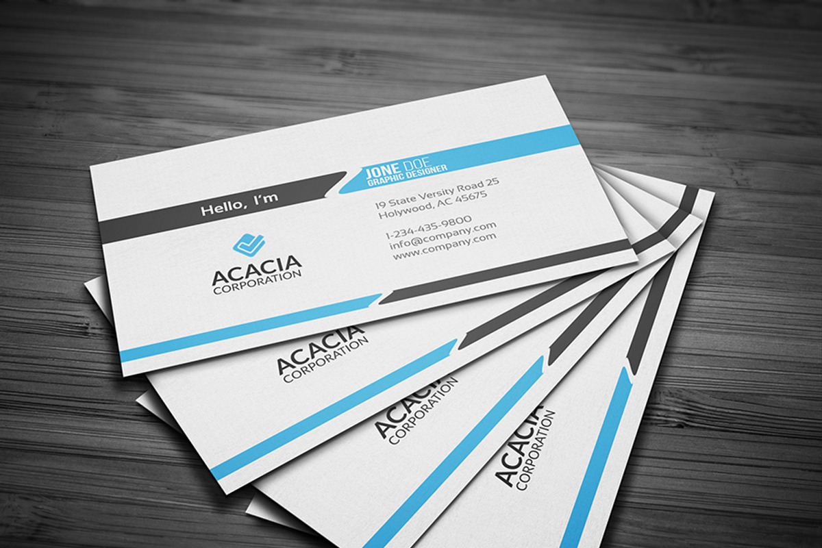 Simple Business Card, a Business Card Template by DesignGhar (Photo 4 of 4)