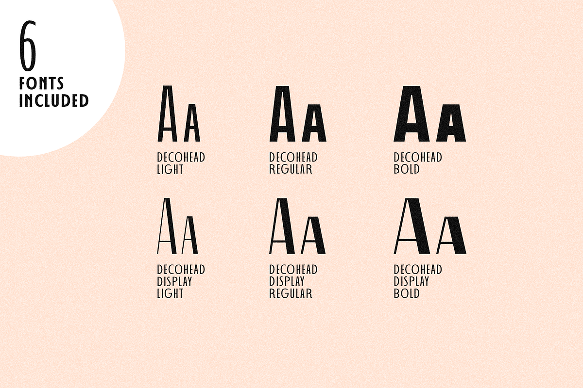 Art Deco Monogram Font, a Font by Headfonts (Photo 11 of 11)